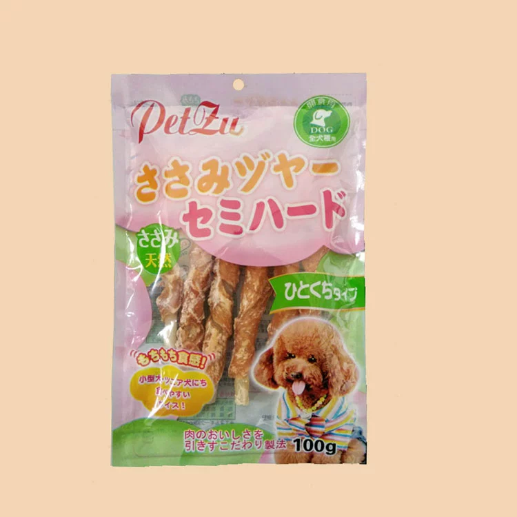 Pet Dog Snacks Chicken Wraps xung quanh Da bò Gậy Răng Răng Keo Teddy Golden Hair Cleansing 100g