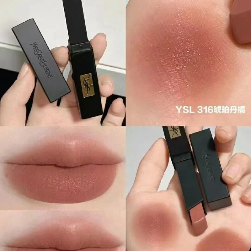 Ysl Saint Laurent Lipstick Small Black Stick Small Gold Stick Black Square Lip Gloss Pmnm O13 2024 21 316 N7