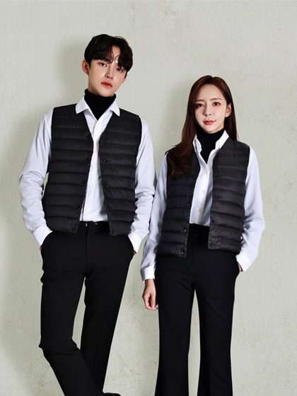 2024秋冬新款羽绒棉马甲男士贴身内穿坎肩保暖背心短款中老年内胆