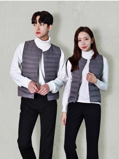 2024秋冬新款羽绒棉马甲男士贴身内穿坎肩保暖背心短款中老年内胆