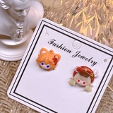 Пепе любит ущипнуть почву/оригинальный бог трехмерные серьги