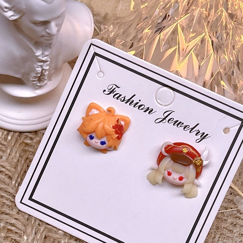 Пепе любит ущипнуть почву/оригинальный бог трехмерные серьги