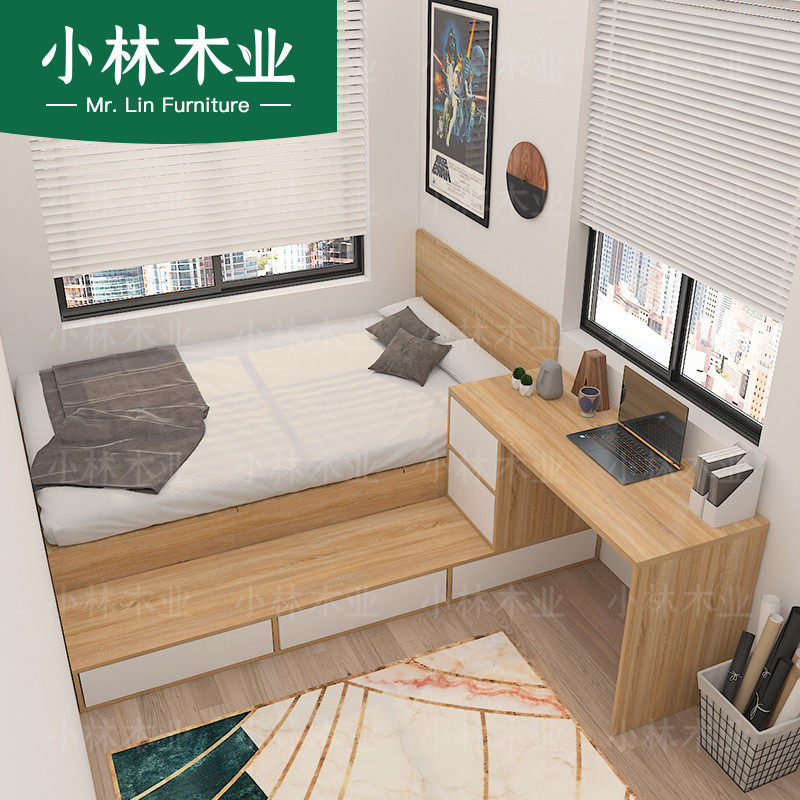 定製小戶型榻榻米牀:多功能收納,空間利用大師!