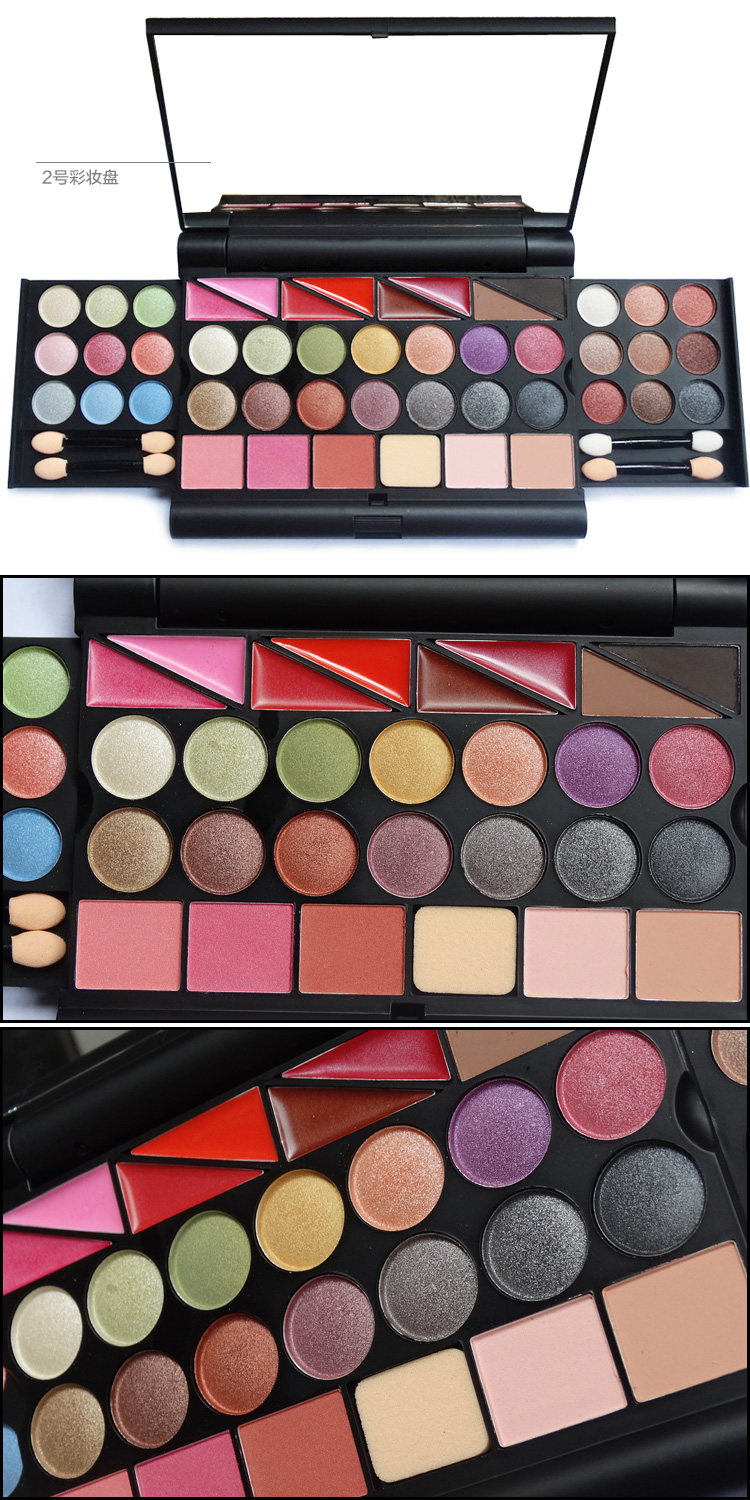 VOCE mỹ phẩm thực tế make-up tray 56.6 gam người mới bắt đầu tìm hiểu trang điểm bóng mắt son môi blush bột lông mày bột phấn mắt đẹp
