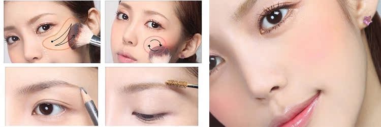 Bộ trang điểm VOCE Bộ hoàn chỉnh 9 miếng Mỹ phẩm cho người mới bắt đầu Trẻ em Hiển thị Beauty Set Công cụ chống nước cushion cho da dầu mụn