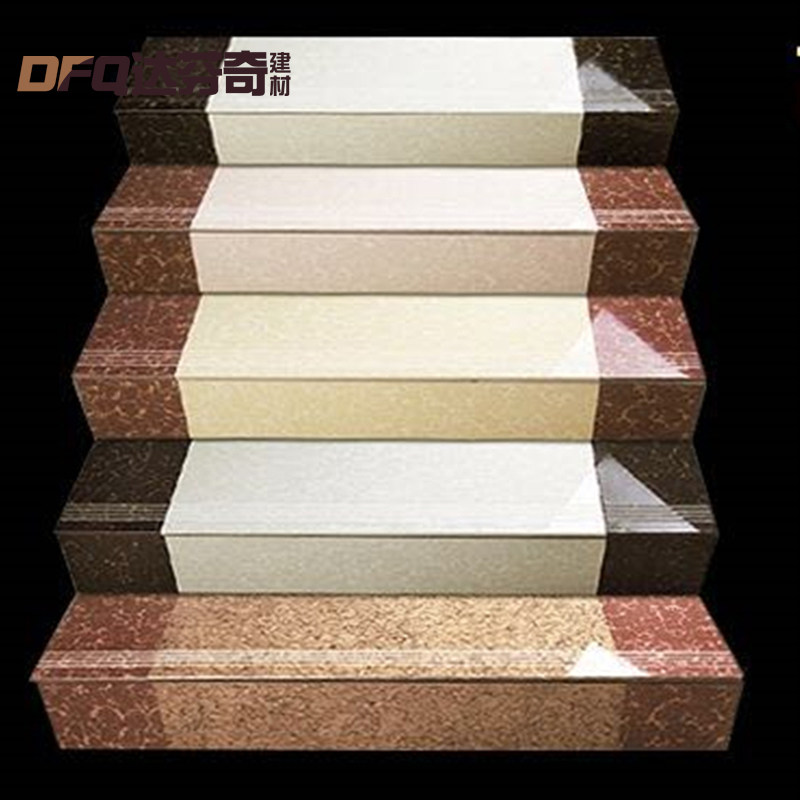 Staircase brick tile vitrified brick tread floor tile polished brick anti-abrasion stair brick ladder custom-made machining brick