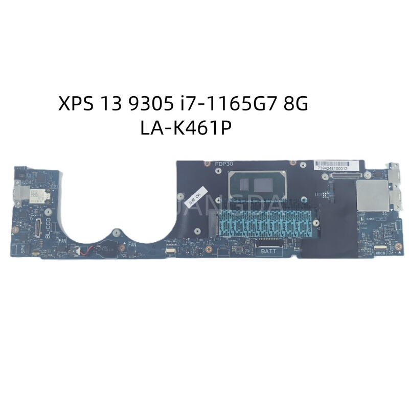 Hp Xps 13 9305 0Wpy05 I7-1165G7 8g La-K461P Motherboard