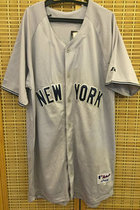 Majestic New York Yankees New York Yankees 2 #JETER baseball uniforms grey