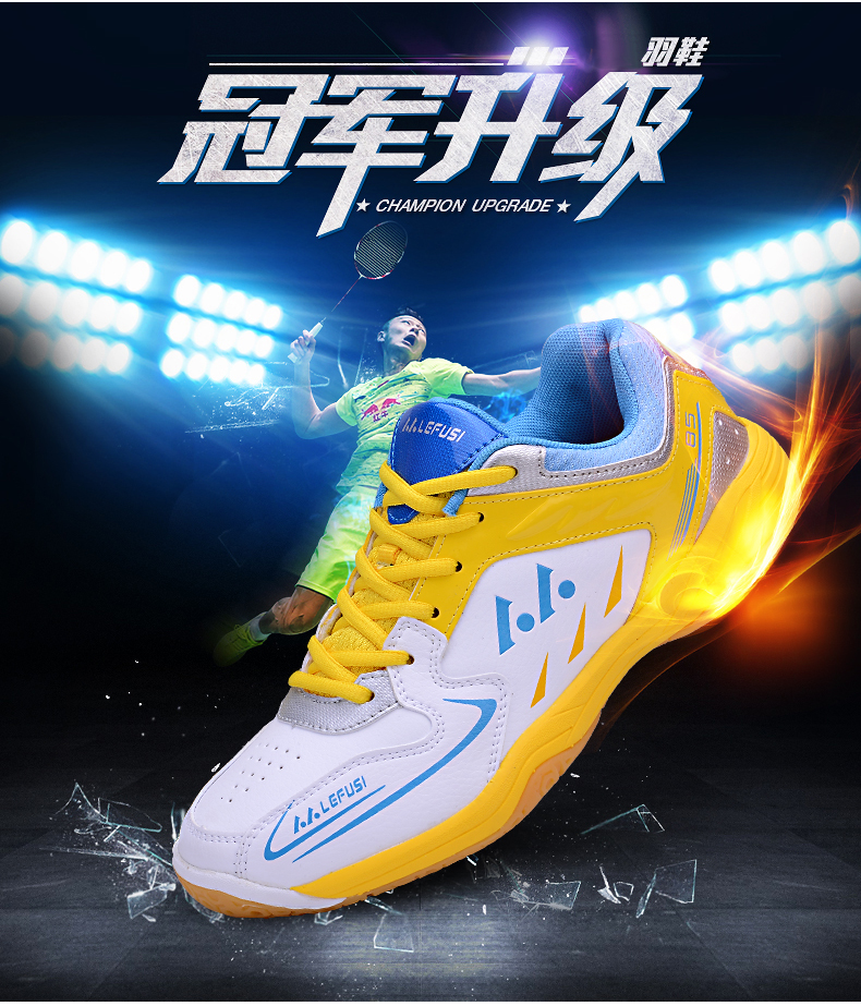 Mùa hè cầu lông giày nam giày mùa hè thoáng khí nam giới và phụ nữ mô hình mặc non-slip sneakers trọng lượng nhẹ hấp thụ sốc mặc đào tạo shop giày sneaker