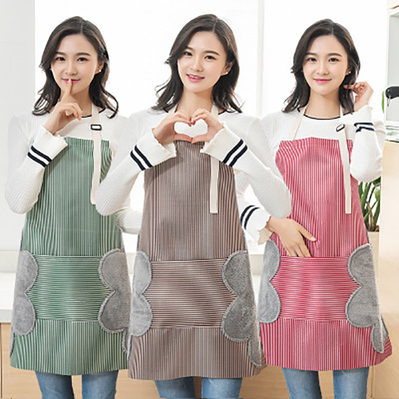 Erasable Apron Day Type Waterproof Greaseproof Cooking Hood Clothing Kitchen Fashion Home Woman's adult apron