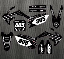 North Sea Black Warrior Bozor M5M6 Titan Mike Extreme Thief Off-Road Motorcycle Decal Sticker Car Sticker