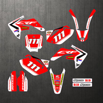 2007 08 09 10 11 12 13 14 15 16 HONDA CRF150R Decal Foil Car Sticker