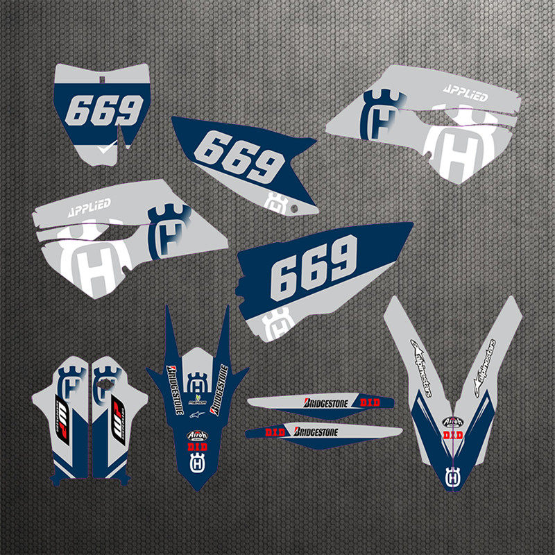 2014 2014 15 16 years Huthwana TE250 FE300 FE300 FC200 FC200 Appliquet Cling Film Car Sticker