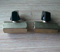 Brass plated CHROME MINI BALL VALVE MINI-VALVE MICRO SMALL BALL VALVE INNER AND OUTER SILK DOUBLE INNER TEETH 2 POINTS 3 POINTS 4 POINTS