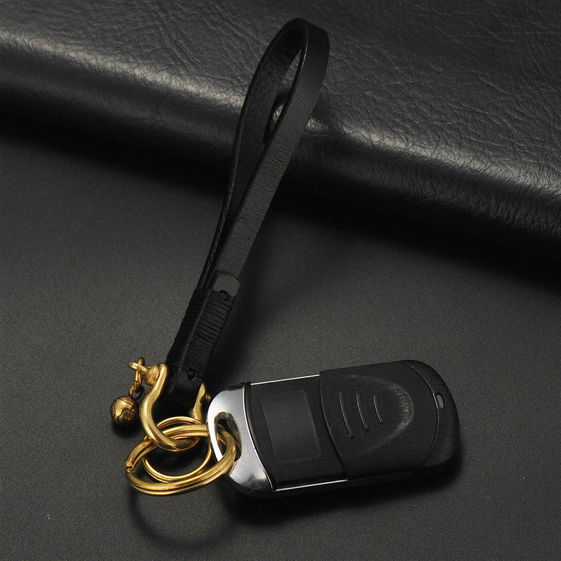 Kyle keybuckle headskin handmade retro car keychain men and women minimally creative horsehooe buckle keybuck