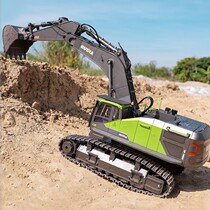 Wire Rod 593 Remote Control Excavator Wire Rod Transmission Alloy Digger Super Large Size Engineering Car Model Boy Toy