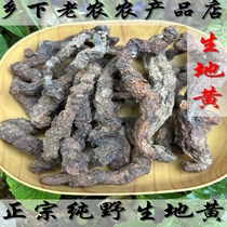 Authentic pure wild raw rehmannia glutinosa 500g produced in Gansu pure natural original flavor no sulfur no additives quarried deep in the mountains