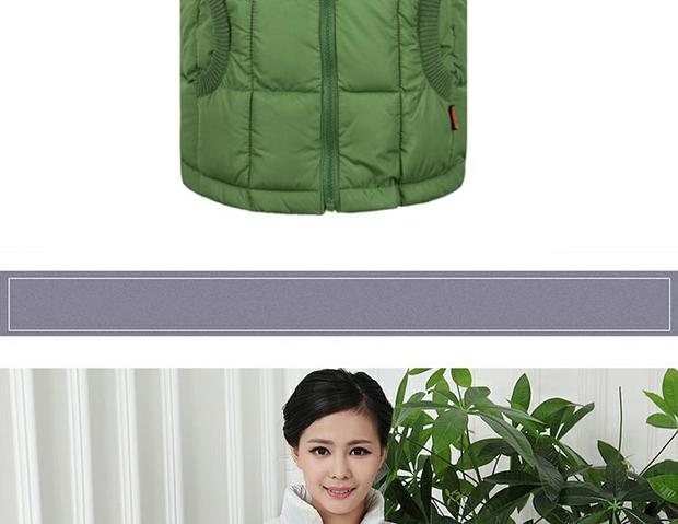 Phụ nữ trung niên và già xuống áo bông trung niên mẹ mùa thu và mùa đông đích thực áo vest ấm áp vai lớn quần áo cotton dày đầm nữ đẹp