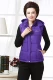 Áo vest nữ có độ tuổi trung niên và phụ nữ lớn tuổi 40-50 tuổi Mẹ trung niên tải áo vest dày cỡ lớn