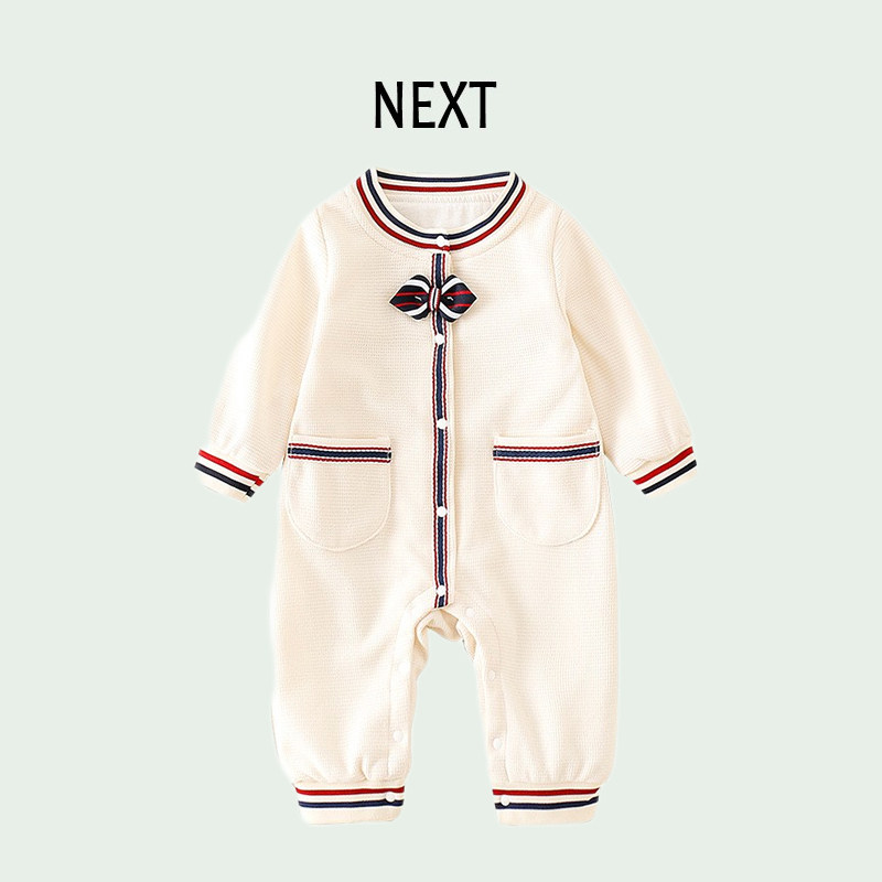 British NEXT baby clothes autumn long-sleeved full moon newborn jumpsuit hugging clothes hundred days of foreign style rompers climbing clothes
