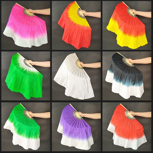 Плаза Танца вентилятора двойное симуляция шелк, два человека поворачивают янчжоу янге симуляцию шелкового танце