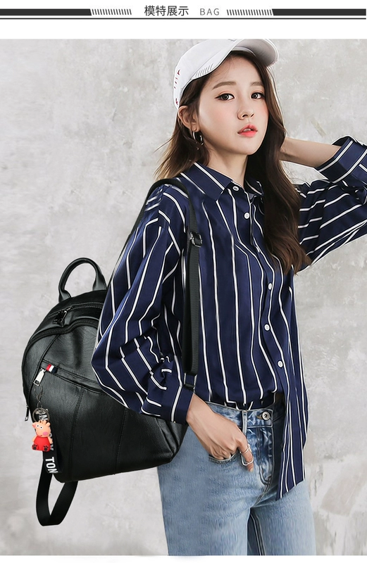 Túi đeo vai nữ ba lô nữ 2018 xu hướng mới thời trang Hàn Quốc của túi đeo chéo nữ du lịch hoang dã