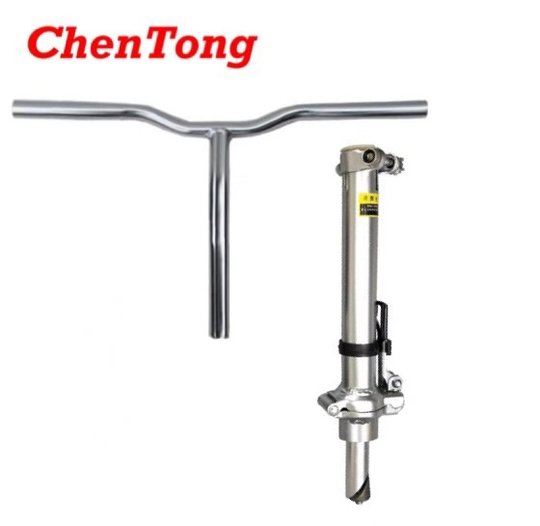 Vástago plegable permanente para bicicleta/elevador de manillar 22,2/25,4, abrazadera elevadora plegable