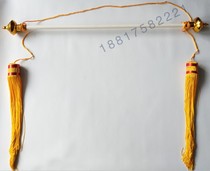 Pennant flagpole pennant accessories kit flagpole flag head tassel hanging pole can be equipped with 40X60 60X90 etc.