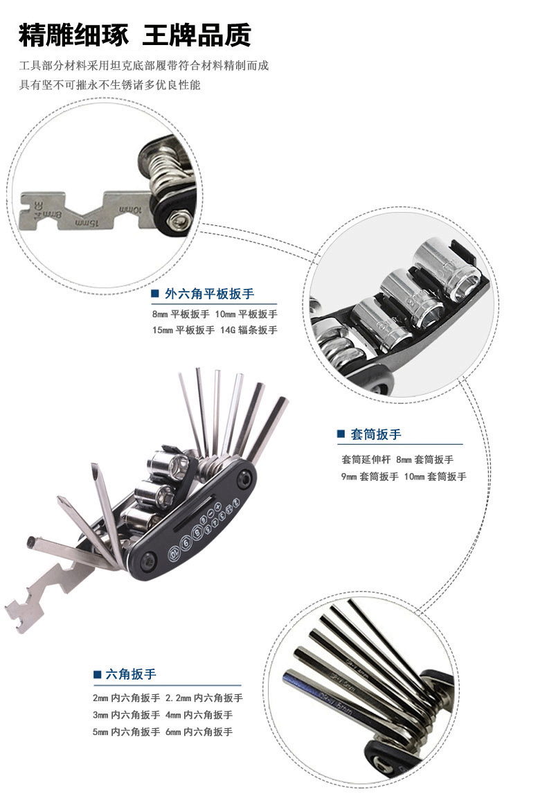 Clé pour réparation vélo - Ref 2303148 Image 5