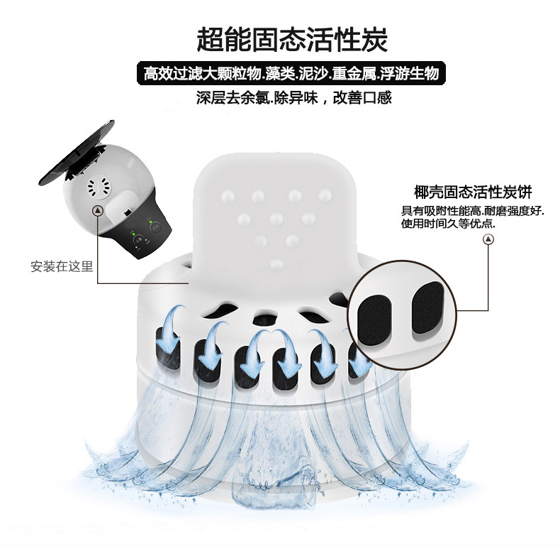 Lapufei household quick-heat instant hot water purifier water dispenser direct drinking water purifier special filter element