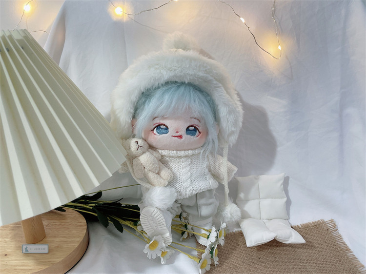 棉花娃娃/毛绒玩具娃衣 现货 新款雪地靴20cm娃衣配件鞋子棉花娃娃无属性鞋子迷你娃娃鞋