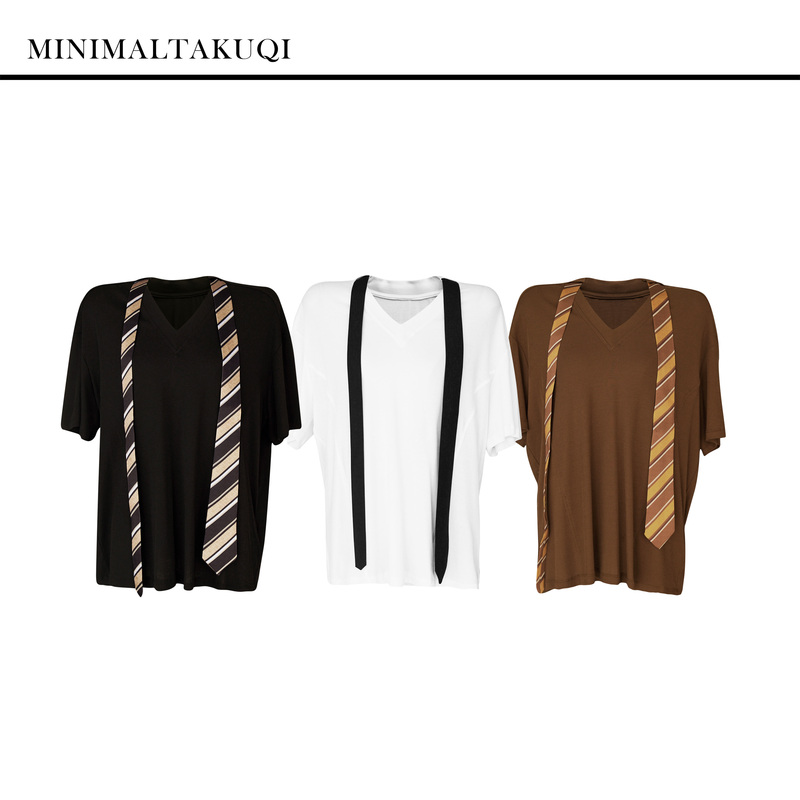 [Exclusive to Xiaoyu Yuki] M2Fst237 Tie T-Shirt