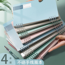 Quadrilateral partner thickened with no-to-hand coil notebook high face value a5 coil student Morandi brief LITTLE FRESH