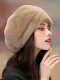Mink Fur Hat for Women, Korean Style, Winter Warm Ear Protection, Whole Mink Beret, Fur Hat for Women, Winter Mink Fur