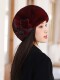 Imported Mink Fur Hat for Women in Northeast China, Winter Full Mink Fur Ear Protection, Warm Winter Mink Velvet Mother's Fur Hat