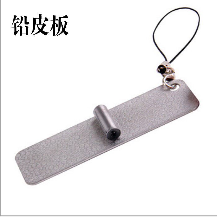 Roll lead plate lead leather roll fishing roll lead leather plate rubbing lead plate working whole tight fishing accessories