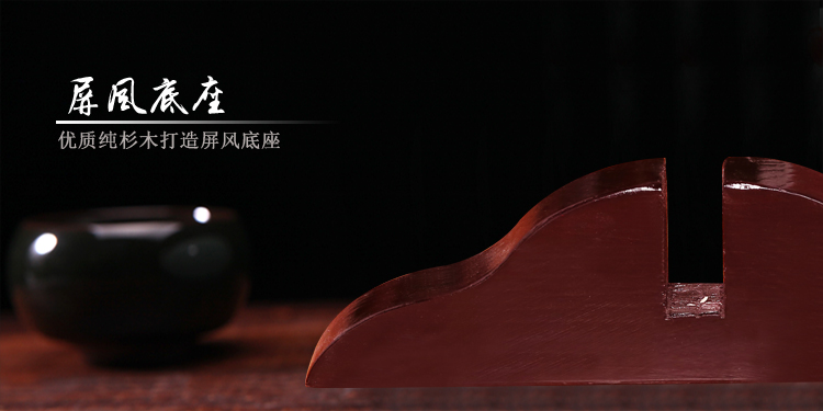 Màn hình chuyên dụng cơ sở gỗ rắn Fir thẳng cơ sở bánh xe phổ quát - Màn hình / Cửa sổ vách ngăn phòng khách bằng gỗ