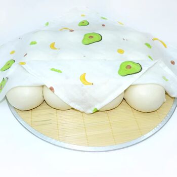 Pure Cotton Double-Layer Gauze Cover 2025 New Model Anti-Fly Dumpling Cover Net with Good Breathability, Maternal and Infant Class a Steamed Bun Cover