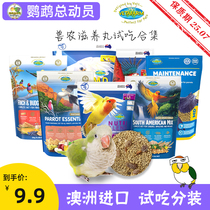 Veterinary farm nourishing pills to try and eat full formula Latin American fruit Xuanfeng peony parrot bird food and bird food feed