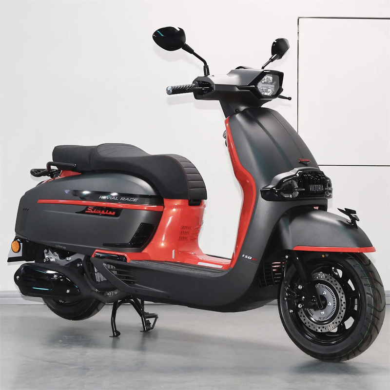 New Longjia Victoria 150Cc Retro Scooter with Electronic Fuel Injection, Water Cooling, Abs, and Long-Distance Cruising Motorcycle
