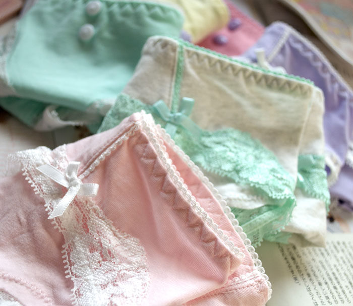 Slip jeunesse simple en coton - Ref 669146 Image 48