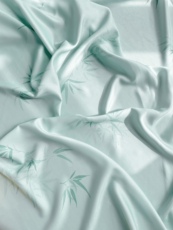 汉服面料 灼月亭兰竹新中式国风旗袍汉服开衫面料马面裙布料服装设计师布料