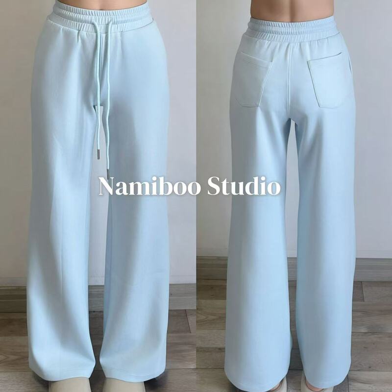 Namiboo *Cream Pants* 2026 New Slim-Fit Casual Pants with Drape, Sports Pants, Straight-Leg, Slightly Flared Namiboo *Cream Pants* 2026 New Slim-Fit Casual Pants with Drape, Sports Pants, Straight-Leg, Slightly Flared