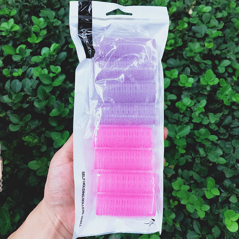 basicare air bangs curling roller lazy curler stereotyped self-adhesive plastic clip female hair roller hollow volume