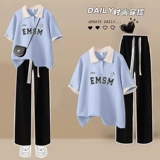 Летняя одежда, футболка polo, комплект для школьников, для средней школы, 13 лет