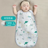 Детский хлопковый спальный мешок, марлевый жилет без рукавов для новорожденных, тонкое одеяло, бандаж пупочный