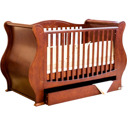 Универсальная детская большая кроватка для приставной кровати для новорожденных из натурального дерева для младенца