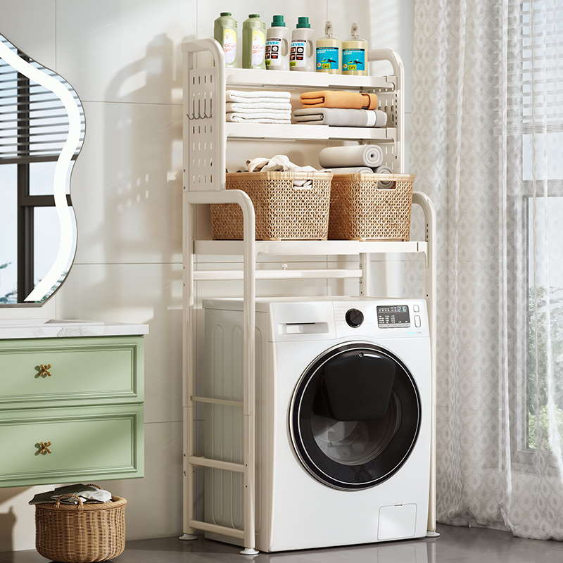 シュアイシ洗濯機ラックドラムフリップトイレラックトイレバルコニーバスルーム格納式収納キャビネットの上