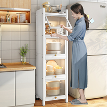 Kitchen Multifunction Shelve Shelf Floor Multilayer Storage Cabinet Electrical clamp stitch rack boiler Bowl Dish Storage storage cabinet Narrow