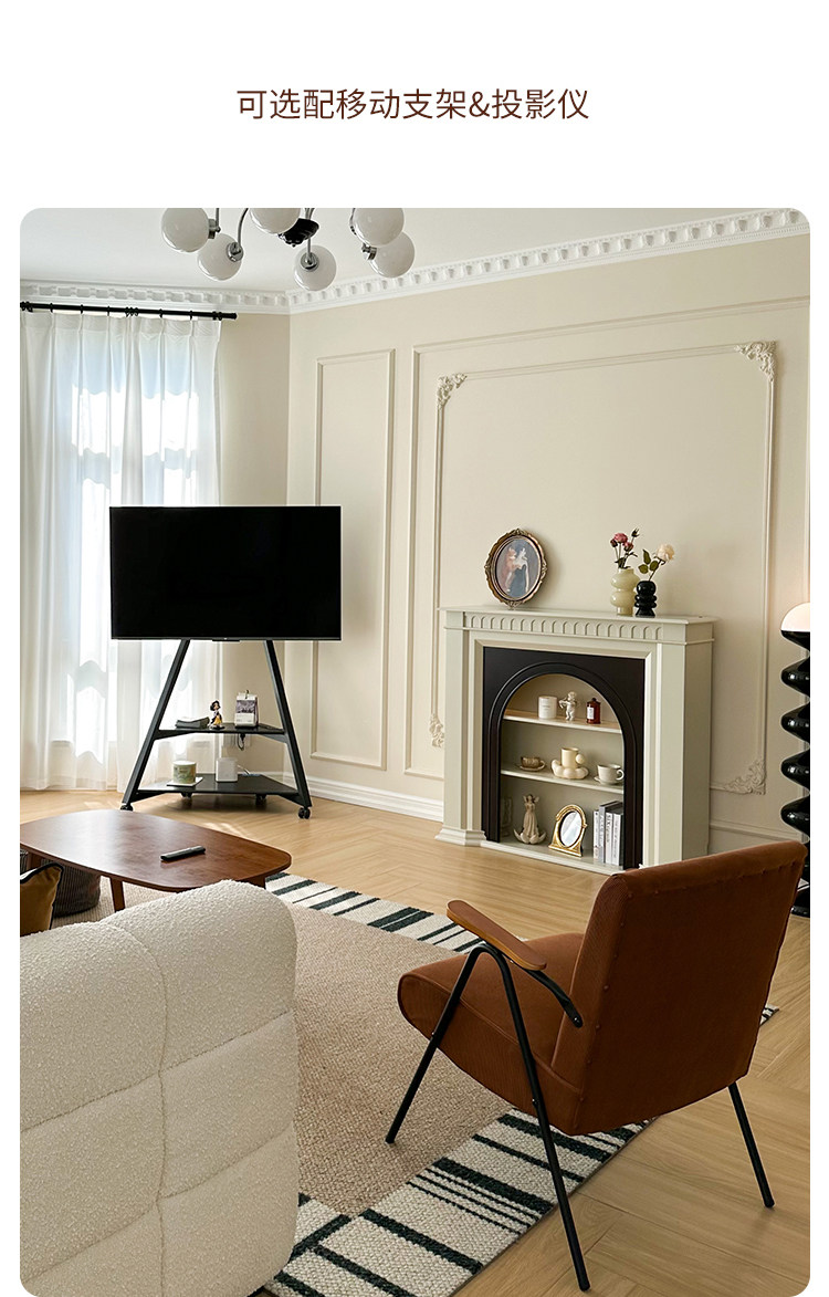 шкаф для ванной 巢趣法式奶油风实木壁炉装饰柜复古客厅壁炉边柜入户壁炉玄关柜